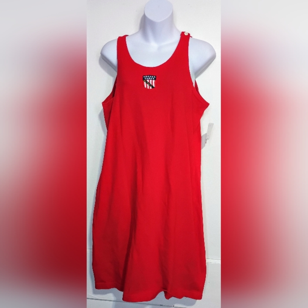 Elegant Red Sleeveless Dress